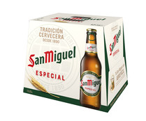 Cervezas SAN MIGUEL ESPECIAL pack de 12 Botellines de 25 cl. - Alcampo