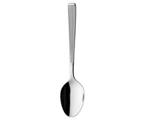 Juego de 3 cucharas de café fabricadas en acero inoxidable, Platino IRABIA pack de 3 unidades.
