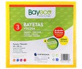 Bayetas multiuso BAYECO 30 x 30 cm 3 uds