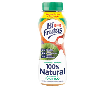 Leche con zumo de frutas del pacífico BIFRUTAS de Pascual 240 ml. Leche con zumo de frutas del pacífico BIFRUTAS de Pascual 240 ml.