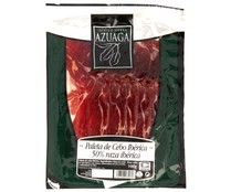 Paleta de cebo ibérica (50% raza ibérica), cortada en lonchas SIERRA AZUAGA 100 g.
