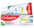 Pasta de dientes para niños de 7 a 12 años, con sabor a menta suave COLGATE Total 50 ml.