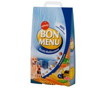 Comida  para perro a base de croquetas, receta Mediterránea BON MENU 4 kg.