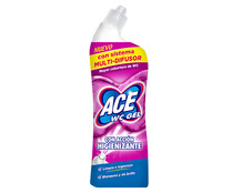 Gel limpiador WC líquido con lejía ACE 700 ml.