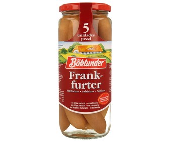 Salchichas frankfurt frasco de 250 gramos Salchichas frankfurt frasco de 250 gramos