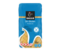 Pasta fideos sin gluten GALLO, 450 g.