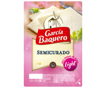 Queso semicurado light en lonchas GARCÍA BAQUERO 150 g.