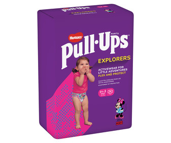 Pañales de aprendizaje para niñas de 1 a 3 años o de 12 a 17 kilos HUGGIES Pull ups 36 uds. Pañales de aprendizaje para niñas de 1 a 3 años o de 12 a 17 kilos HUGGIES Pull ups 36 uds.