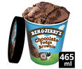 Tarrina de helado de chocolate con trocitos de brownie BEN & JERRY'S 465 ml.