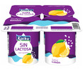 Yogur elaborado sin lactosa y con sabor a limón KAIKU 4 x 125 g.
