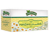 Manzanilla con anís HORNIMANS 25 uds. x 35 g.
