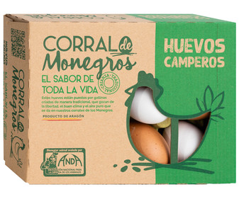 Huevos clase M-L 12 uds