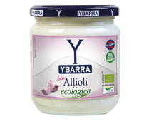 Salsa allioli ecológica YBARRA 300 ml.