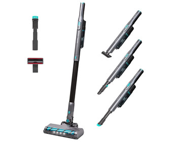 Aspirador sin cable ultraligero CECOTEC Conga Rockstar Micro 20000 Stand&Clean, batería 14,8V, autonomía 30 min, cepillo Jalisco.