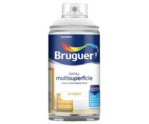 Esmalte acrylico multisuperficie en spray 300ml de color blanco, BRUGUER