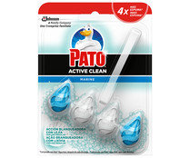Pastillas WC Marine, acción blanqueadora con lejía PATO ACTIVE CLEAN 37 g.