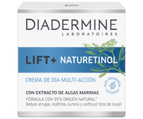 Crema de día multiacción (antiarrugas, reafirmante e iluminadora) DIADERMINE Lift+ naturetinol 50 ml.