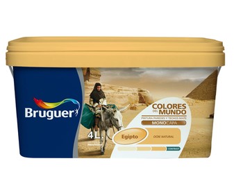 Pintura monocapa de color ocre 4 litros Pintura monocapa de color ocre 4 litros