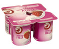 Yogur con sabor a fresa PRODUCTO ALCAMPO 4 x 125 g.