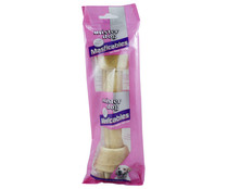 Huesos masticable de vacuno de 23 centímetros con nudos para perros MISTER DOG 1 ud. de 105 g.