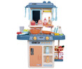 Cocina infantil con luces, sonidos de cocción y accesorios, 45x18x60cm. ONE TWO FUN ALCAMPO