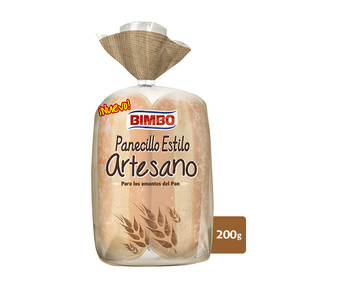 Panecillos hot dog estilo artesano BIMBO 200 g. Panecillos hot dog estilo artesano BIMBO 200 g.