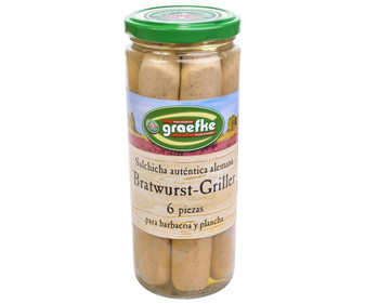 Salchichas Alemanas Bratwurst-Griller GRAEFKE 300 g. Salchichas Alemanas Bratwurst-Griller GRAEFKE 300 g.