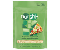 Especialidad vegana rallada sabor Mozzarella NURISHH 150 g.