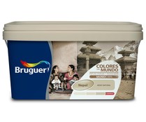 Pintura para paredes monocapa BRUGUER Colores del mundo Nepal Beige Natural, 4L.