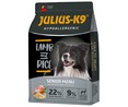 Pienso seco hipoalergénico para senior, con cordero y arroz, JULIUS K-9 3 kg.