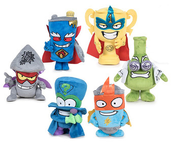 Surtido de peluches de personajes SUPERZINGS, 27 centímetros. Surtido de peluches de personajes SUPERZINGS, 27 centímetros.