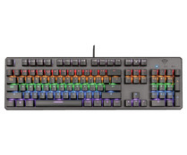 Teclado gaming mecánico TRUST GXT 865 Asta, iluminado, conexión Usb.