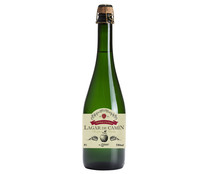 Sidra espumosa de categoria extra, elaborada en Asturias LAGAR DE CAMIN botella de 75 cl.