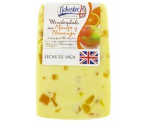 Queso de vaca con mango y naranja WENSLEYDALE 150 g.