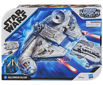 Halcón Milenario con figura y accesorio STAR WARS. Halcón Milenario con figura y accesorio STAR WARS.