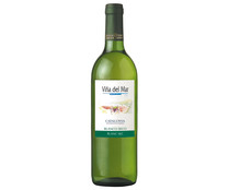 Vino blanco seco con denominación de origen Catalunya VIÑA DEL MAR botella de 75 cl.