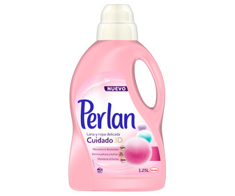 Detergente gel PERLAN Cuidado 3D para lana y ropa delicada 1,25 l. Detergente gel PERLAN Cuidado 3D para lana y ropa delicada 1,25 l.