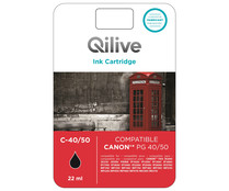 Cartucho de tinta compatible (Canon 40/50) QILIVE C-40/50, negro.