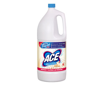 Lejía perfumada con jabón de Marsella ACE 2 l. Lejía perfumada con jabón de Marsella ACE 2 l.