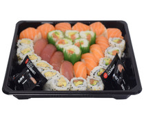 Sushi, rollitos, California y Cristal variados SUSHI GOURMET 32 uds.