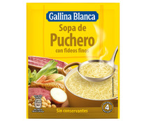 Sopa puchero fideos GALLINA BLANCA 72 g.