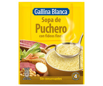 Sopa puchero fideos GALLINA BLANCA 72 g.