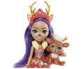 Pack de 5 muñecos con mascota, ropa y accesorios de personajes ROYAL ENCHANTIMALS