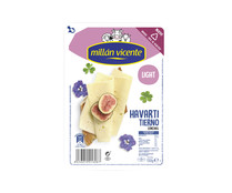 Queso en lonchas Havarti light MILLÁN VICENTE 150 g.