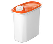 Recipiente de plástico porta gazpacho, 19.5x18,5x10 centímetros, 2 litros de capacidad TATAY.
