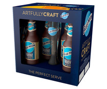 Estuche cervezas BLUE MOON 4 uds. x 33 cl + Vaso de regalo