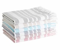 Fouta de rayas, 85x170cm, 100% Algodón, 160g/m², ACTUEL. Diferentes modelos, 1 unidad.