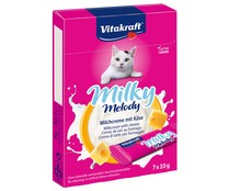 Crema de leche con queso para gatos VITAKRAFT 7 unidades de 10 gr.