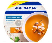 Sopa de pescado elaborada sin conservantes AGUINAMAR 325 g.