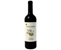 Vino tinto reserva con denominación de origen La Mancha LUNA NEGRA botella de 75 cl.